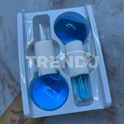 Globos Fríos Faciales Antihinchazón | Terapia de Frío para una Piel Radiante