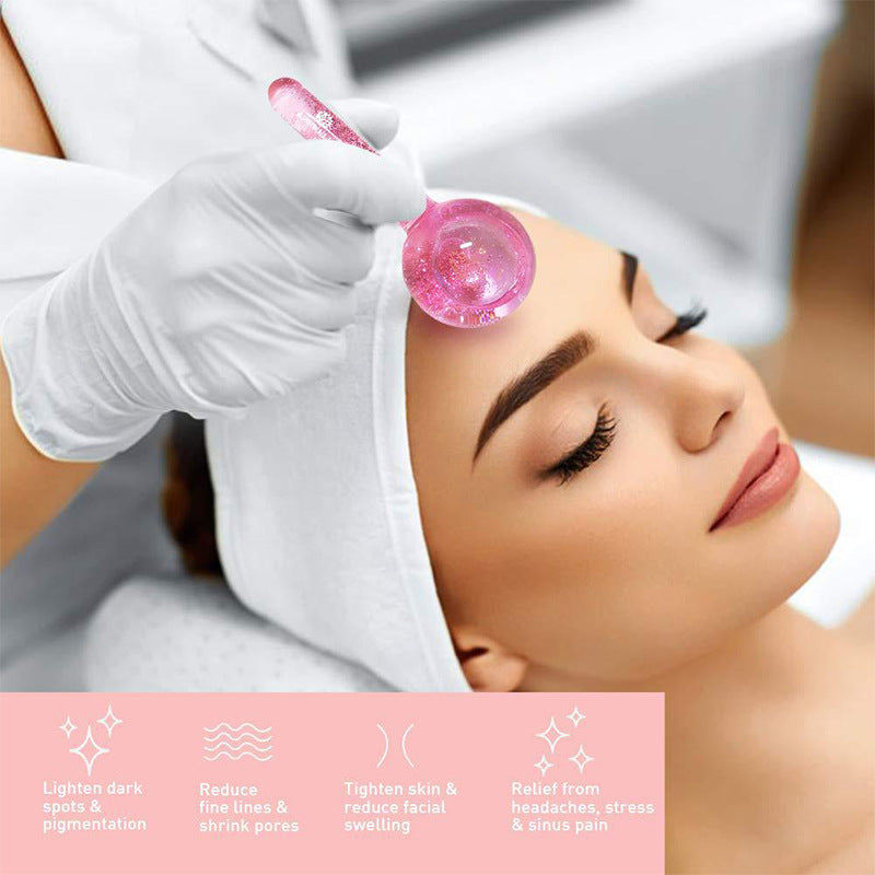 Globos Fríos Faciales Antihinchazón | Terapia de Frío para una Piel Radiante