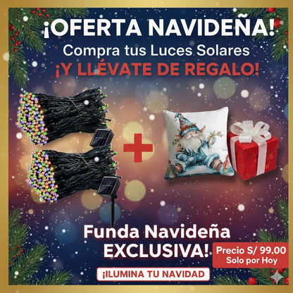 2 Luces PROLED™ (20Metros) + Funda de Almohada de REGALO 🎄🎁